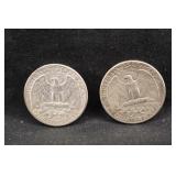 1958-P&D Washington Silver Quarter Set