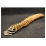 Roll of Lincoln Wheat Pennies 52*