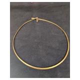 Reversible Silvertone/Goldtone 20' Necklace
