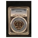 1961 PR67 Washington Silver Quarter