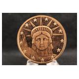 1oz .999 Copper Round