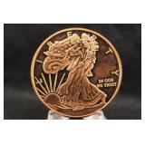 1oz .999 Copper Round