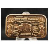 1oz .999 Copper Bar