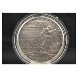 1991 Korean War Silver Dollar Commem