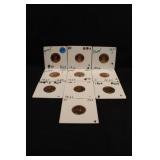 Lot of 10 Mixed Date Proof Pennies