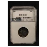 1951-P Certified Washington Silver Quarter