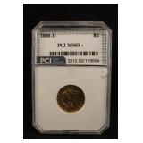 1909-D Certified $5 Pre-33 Gold Indian Head