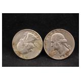 1959-P&D Washington Silver Quarter Set