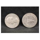 1949-P&D, Washington Silver Quarter Set