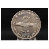 1960 South Africa 5 Shillings Silver Coin