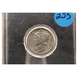 1917 Mercury Silver Dime *excellent