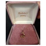 14K Gold 18' Ruby & Dia. Necklace