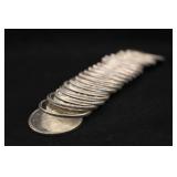 Lot of 20 Uncirculated 1968 Canada Silver Quarters
