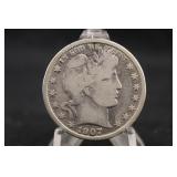 1907-S Barber Silver Half Dollar *Semi KEY