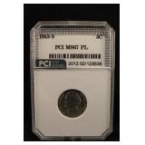 1943-S Certified Jefferson Silver War Nickel