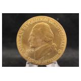 1976 American Revolution Bicentennial Bronze Token