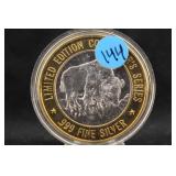 The Potawatomi Northern Lights Casino Silver Token