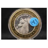 1996 Oneida Casino Collectors Series Silver Token