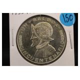 1953 Panama Silver 'Cincuentenario'