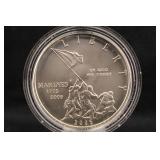 2005 Marine Corp Commemorative Silver Dollar