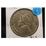 1947 Panama Silver Un Balboa