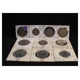Lot of 10 Foreign Coins