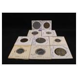 Lot of 10 Foreign Coins