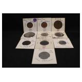 Lot of 10 Foreign Coins