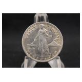 1945-S U.S Philippine Silver 50 Centavos Coin