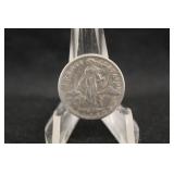 1944-D U.S Philippine Silver 20 Centavos Coin