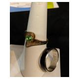 Lot of Two Rings - One is Mood Ring Band