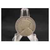 1934 New Zealand Silver 1 Shilling Maori Coin