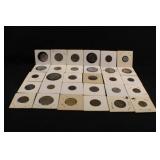 Lot of 44 Holdered Foreign Coins