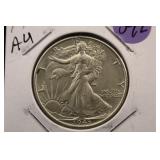 1943 Walking Liberty Silver Half Dollar
