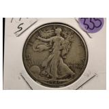 1940-S Walking Liberty Silver Half Dollar