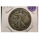 1940 Walking Liberty Silver Half Dollar