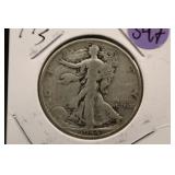1944-S Walking Liberty Silver Half Dollar