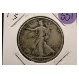 1936-S Walking Liberty Silver Half Dollar