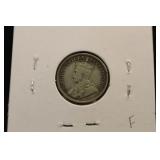1917 Canada George V sterling-silver dime