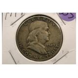 1949 Franklin Silver Half Dollar