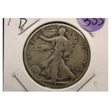 1947-D Walking Liberty Silver Half Dollar