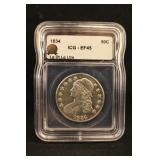 1834 Capped Bust Silver Half Dollar