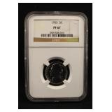 1955 PF67 Jefferson Nickel