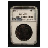 1884-O Certified Toned Morgan Silver Dollar