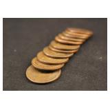 Lot of 11 Mixed Date Indian Head Cents