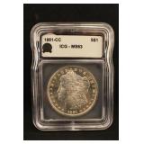 1881-CC MS63 Morgan Silver Dollar