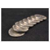 Lot of 8 1934 Canada Nickels