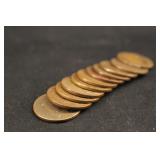 Lot of 11 Indian Head Cents