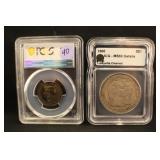 1900 Lafayette Dollar 1893 Isabella Quarter Set