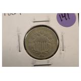 1869 Shield Nickel